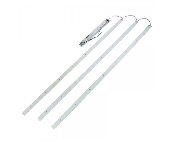 50W LED Magnetic Strip Troffer Retrofit Kit - 2x4 Troffer - 5600 Lumens - Dimmable