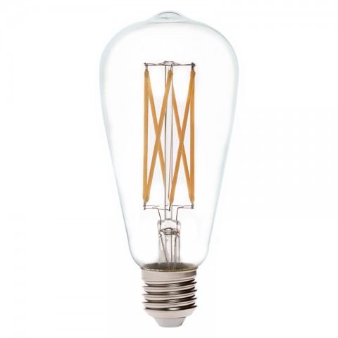 Standard Base E26 110-130V Chandelier Vintage Fixture Warm White Incandescent Bulbs ST64 6-Pack Vintage Edison Filament Light Bulb Dimmable