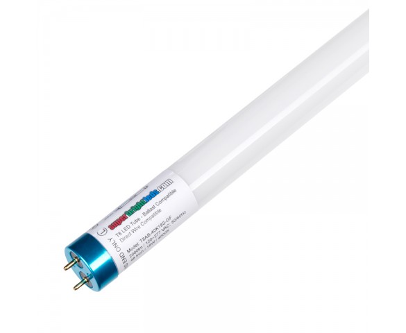 DLC Listed T8 LED Tube - 32W Equivalent - Ballast Bypass/Ballast Compatible F32T8 Type A/B - 2,070 Lumens