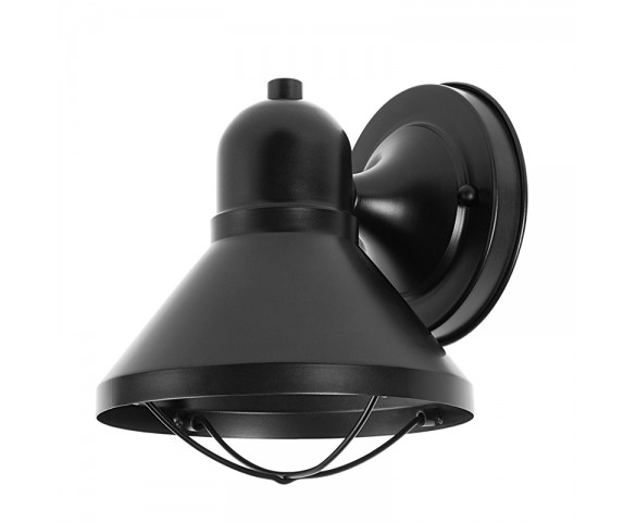 9W Black LED Outdoor Wall Light - Decorative Sconce - 525 Lumens - 3000K/4000K