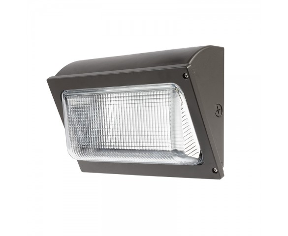 LED Wall Pack - 75W - Glass Lens - 9,750 Lumens - 320W MH Equivalent - 5000K