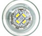 1157 LED Bulb w/ Stock Cover - Dual Function 36 SMD LED Tower - BAY15D Retrofit: Front View