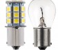 1156 LED Bulb - 27 SMD LED Tower - BA15S Retrofit: Profile View. 