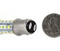 1157 LED Bulb - Dual Function 28 SMD LED Tower - BAY15D Retrofit: Back View