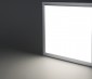 12" Square LED Panel Light - 12V LED Task Light: On Showing Beam Pattern