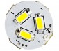 921 LED Bulb - 15 SMD LED Wedge Base Tower: Front View