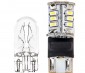 921 LED Bulb - 15 SMD LED Wedge Base Tower Bulb with Incandescent Bulb for size Comparison