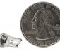 194 LED Bulb - 3 SMD LED - Miniature Wedge Retrofit: Back View with Size Comparison