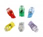 194 LED Bulb - 1 LED Wedge Base: All Colors Available- Red, Green, Blue, Amber, Cool White, UV (Blacklight)