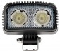 20W Mini-Aux 4" Dual Row LED Off Road Work Light - CREE: Front View