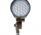 30 Watt Knuckle-Mount LED Flood Light - Bullet Style: Front View