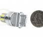 3157 LED Bulb w/ Stock Cover - Dual Function 36 SMD LED Tower - Wedge Retrofit: Back View With Size Comparison 
