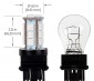 3157 CK LED Bulb - Dual Function 18 SMD Tower - Wedge Retrofit: Profile View