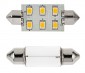 6451 LED Bulb - 6 SMD LED Festoon - 42mm