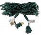 Wide Angle LED Christmas String Lights - 25ft - 50 Mini 5mm Bulbs - Green Wire