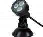 6W Color Changing RGB LED Landscape Spotlight (remote sold separately): Shown with Mounting Base (sold separately) 