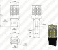 7440 LED Bulb - 27 SMD LED Tower - Wedge Retrofit