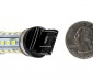 7443 LED Bulb - Dual Function 28 SMD LED Tower - Wedge Retrofit: Back View with Size Comparison
