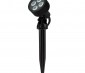 8W LED Landscape Spotlight - Cool White: Shown with Ground Stake (sold separately) 
