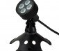 8W LED Landscape Spotlight - Cool White: Shown with Weighted Base (sold separately) 