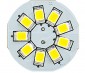 LED G4 Lamp, 9 LED Disc Type with Back Pins: Front View