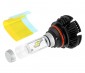 Motorcycle LED Headlight Kit - 9007 LED Fanless Headlight Conversion Kit with Adjustable Color Temperature and Compact Heat Sink