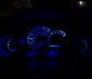 Blue LEDs used in dash gauge lighting
