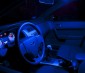 Car Interior Lit Blue With our WLED - Thanks Matt L.