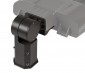 Knuckle slipfitter mount has an adjustable 90°- 270° angle
