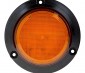 2-1/2" Amber LED Strobe Light Beacon with 8 LEDs: Front View