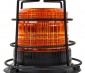 4-3/4" Amber LED Strobe Light Caged Beacon with 60 LEDs: Profile View