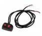 LED Strobe Light On/Off Momentary Switch - 12 VDC - 10 Amps - Prewired w/ Negative Trigger - Surface Mount