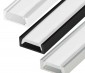 Low Profile Aluminum LED Strip Channel - Surface Mount LED Extrusion - KLUS MICRO-ALU Series