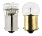 67 LED Bulb - 15 LED Forward Firing Cluster - BA15S Retrofit: Profile View Showing Size Comparison To 67 Stock Bulb