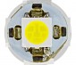 BA9s LED Bulb - 5 LED Tower: Front View 