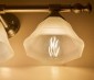 ST18 LED Filament Bulb - 60 Watt Equivalent LED Vintage Light Bulb - Dimmable - 700 Lumens: Installed In Bathroom Vanity 