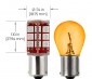 7507 (PY21W) CAN Bus LED RV Light Bulb - 30 SMD LED Tower - BAU15S Retrofit: Profile View