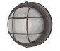 Round Bulkhead Light - Bronze Indoor / Outdoor Wall Sconce - 780 Lumens - 3000K