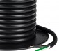 Black Jacketed 18 AWG Three Conductor Power Wire