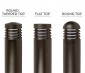 Tapered Top LED Bollard Light with Louvers - Bronze Finish - 10W - 180 Lumens - 4000K