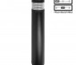 Round Top LED Bollard with Louvers - Selectable Wattage and CCT - Black Finish - 12W / 16W / 22W - 3000K / 4000K / 5000K