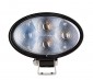 Blue LED Safety Light w/ Square Beam Pattern: Front View