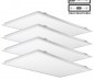 2x4 LED Light Panel 4 Pack - Selectable CCT 3500K / 4000K / 5000K - Selectable Wattage 30W / 40W / 50W