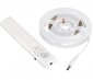 LED Motion Sensor Strip Light Kit - Battery Operated Power Supply -  3.3ft LED Tape Light