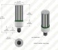 20W LED Corn Bulb - 50W Equivalent MH Conversion - E26/E27 Base - 2,200 Lumens - 3000K/4000K
