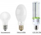 Universal retrofit bulbs for standard E26 base bulbs.