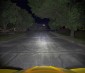 40" Off Road LED Light Bar - 120W - 15,000 Lumens: Light Bar Attached To Can-am. Distance Of Beam Shown Through Trees.