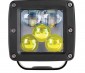 LED Driving Light - 3" Square - 25W: Front View