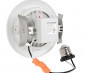 LED Recessed Lighting Kit for 4" Cans - Retrofit LED Downlight w/ Gimbal Trim - 60 Watt Equivalent - Dimmable - 670 Lumens: Back View