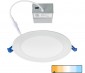 6" Ultra-Thin LED Recessed Downlight - Canless - Selectable CCT - Dimmable - 2700K / 3000K / 3500K / 4000K / 5000K